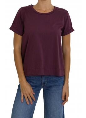 t shirt a manica corta tinta unita 